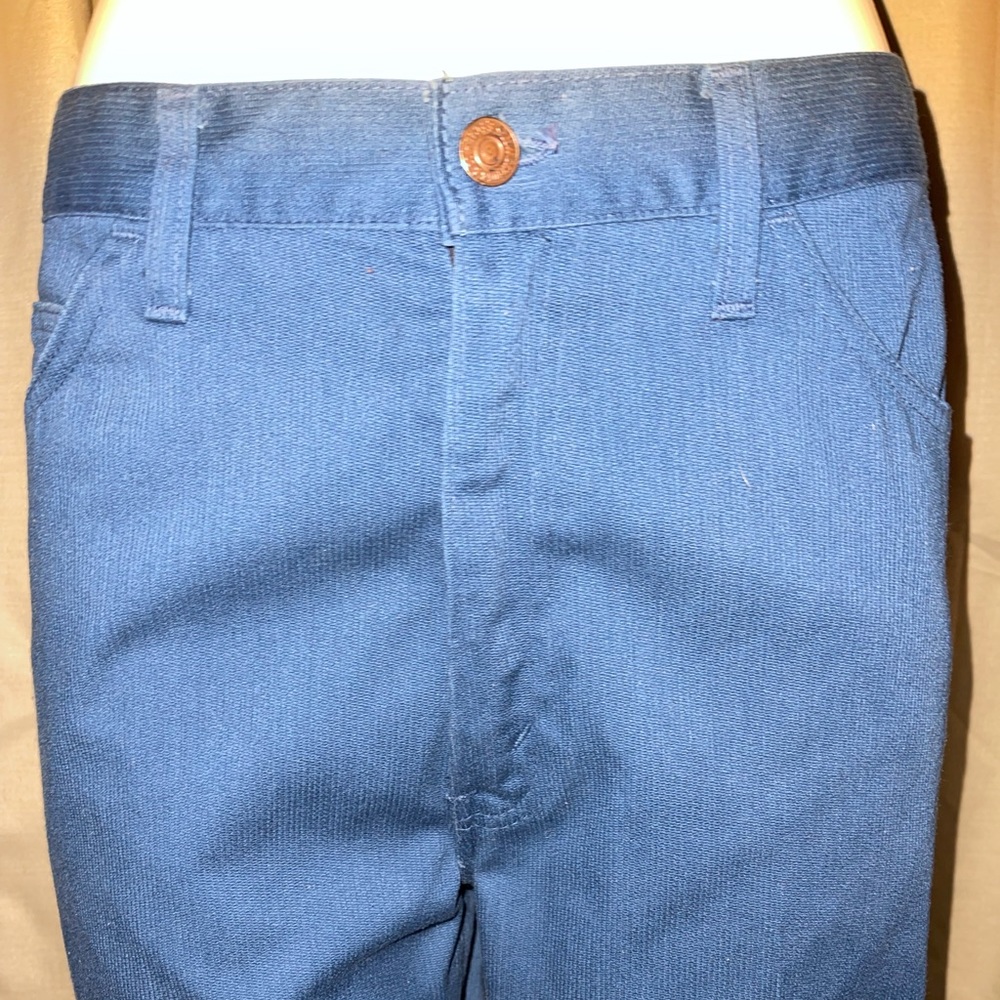 Retro bright blue big-E Levi bell bottoms! (Rare)